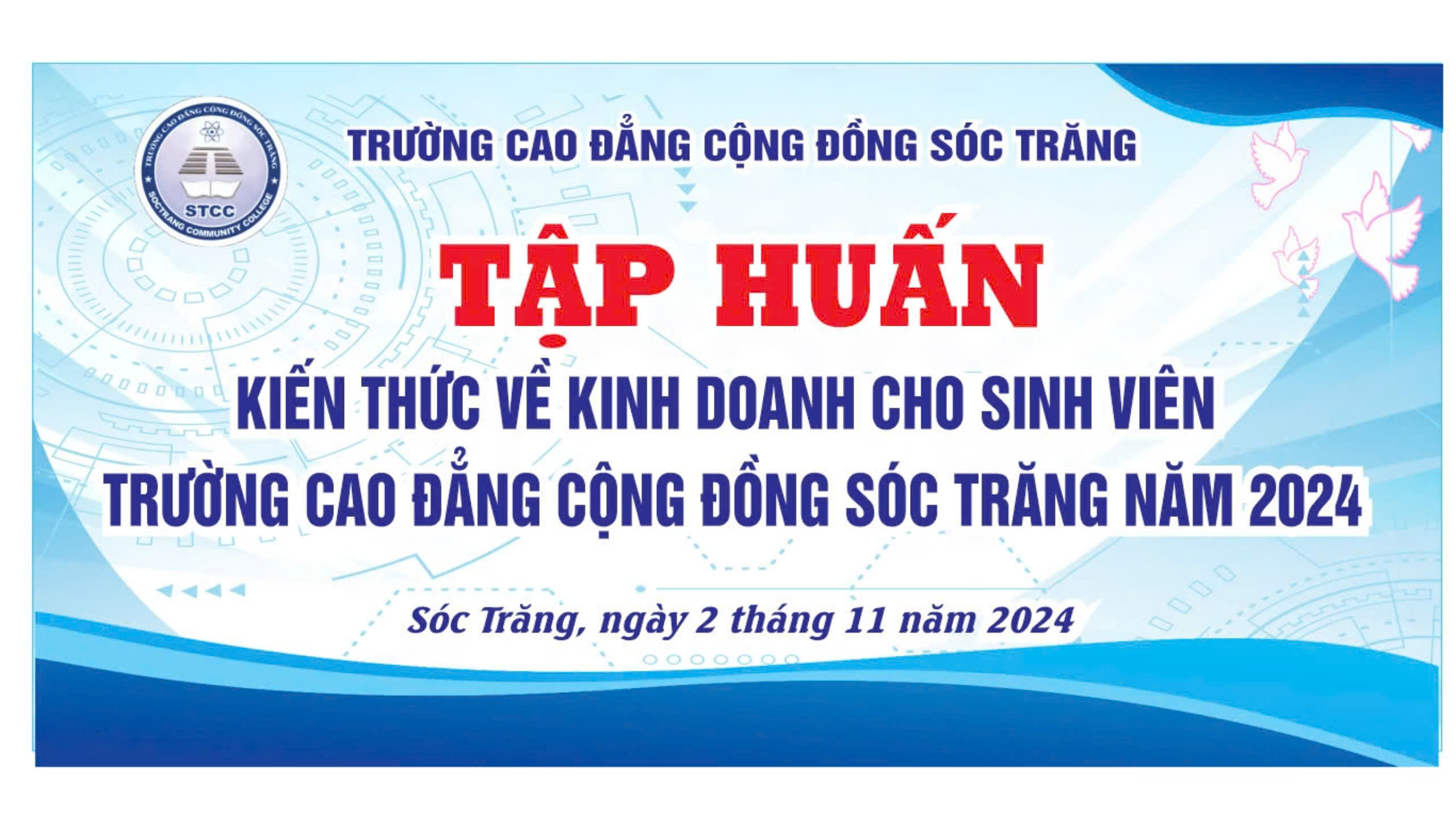 Tập huấn kiến thức về kinh doanh cho sinh viên trường cao đẳng cộng đồng sóc trăng năm 2024